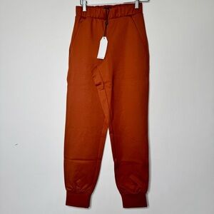 Universal Standard NEW Ponte Burnt Orange Joggers Women Size XS